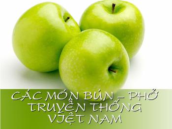 Các món bún – phở truyền thống Việt Nam