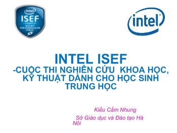 Cuộc thi Intel Isef
