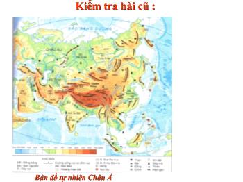 Bài giảng Địa lí 8 - Bài 2: Khí hậu Châu Á