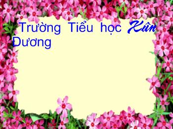 Bài giảng Tập đọc Lớp 2 - Nguyễn Thị Thảo - Bài dạy: Bé Hoa