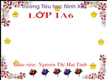 Bài giảng Tiếng Việt Lớp 1 - Nguyễn Thị Mai Tính - Bài 29: ia