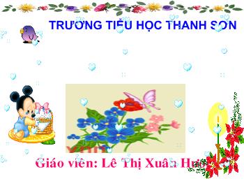 Bài giảng Tự nhiên và xã hội Lớp 1 - Lê Thị Xuân Hương - Công việc ở nhà