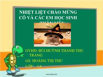 Bài giảng Tự nhiên xã hội - Con mèo