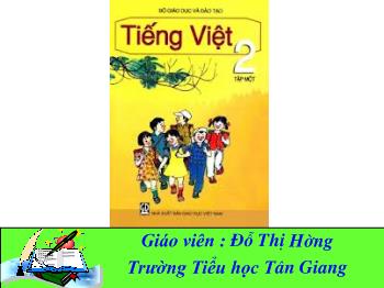 Bài giảng Luyện từ và câu Lớp 2 - Đỗ Thị Hường - Từ ngữ về đồ dùng và công việc trong nhà