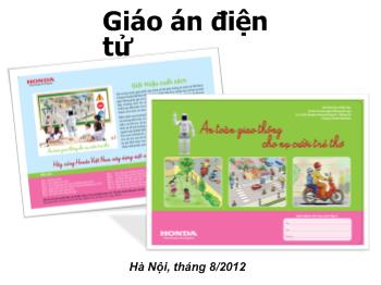 Bài giảng An toàn giao thông - Bài 7: Đi xe đạp qua đường an toàn