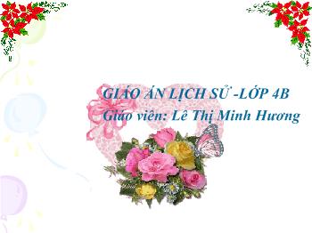 Bài giảng Tập đọc Lớp 4 - Lê Thị Minh Hương - Đôi giày ba ta màu xanh