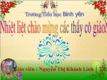 Bài giảng Môn lịch sử lớp 5: Cách mạng mùa thu