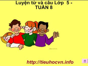 Bài giảng Môn luyện từ và câu tuần 8 tiết 16: Đại từ