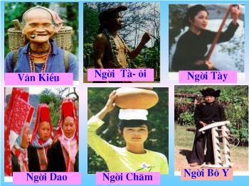 Bài giảng Ôn tập môn địa lý: Các dân tộc Việt Nam