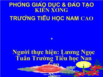 Bài giảng Môn Toán: Cộng hai số thập phân (tiết 3)