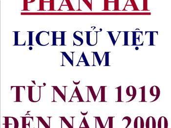 Bài giảng Môn Lịch sử lớp 12 - Bài 12 - Phong trào dân tộc dân chủ ở Việt Nam từ 1919 đến 1925