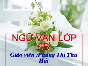 Bài giảng Môn Ngữ văn lớp 6 - Tiết 109 - Cây tre Việt Nam (tiết 6)