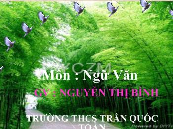 Bài giảng Môn Ngữ văn lớp 6 - Tiết 109 - Cây tre Việt Nam (tiết 8)