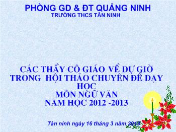 Hội thảo chuyên đề Tiếng Việt lớp 6