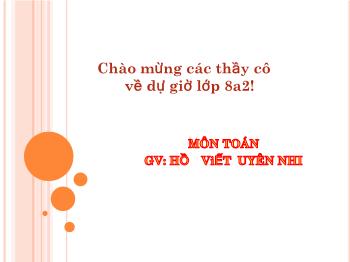 Bài giảng Môn Toán lớp 6 - Hình chữ nhật