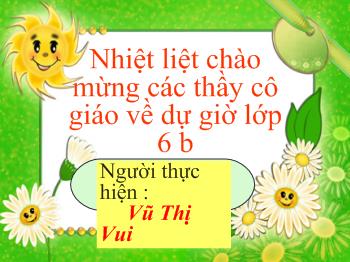 Bài giảng Môn Toán lớp 6 - Tiết 27: Phân tích một số ra thừa số nguyên tố (tiết 1)