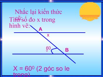 Bài giảng Môn Toán lớp 7 - Bài 1 - Tổng ba góc của một tam giác