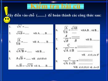 Bài: Rút gọn biểu thức chứa căn thức bậc hai