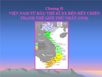 Bài giảng Lịch sử 11 - Bài 22: Xã hội Việt Nam trong cuộc khai thác lần thứ nhất của thực dân Pháp (Tiết 31)