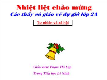 Bài giảng Tự nhiên và xã hội Lớp 2 - Loài vật sống ở đâu? - Phạm Thị Lập