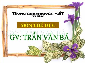 Bàig iangr Thể dục - Môn cờ vua - Trần Văn Bá