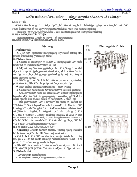 Giáo án Thể dục 2 - Đoàn Quốc Tuấn