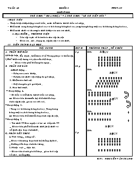 Giáo án Thể dục Khối 5 - Tiết 37: Trò chơi 