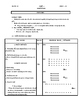 Giáo án Thể dục Lớp 1 - Tiết 29: Trò chơi