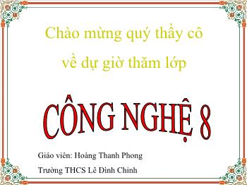 Bài giảng Công nghệ lớp 8 - Bài 48: Sử Dụng Hợp Lí Điện Năng