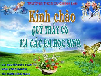 Bài Giảng Công Nghệ Lớp 8 - Tiết 40 – Bài 44: Đồ Dùng Loại Điện – Cơ Quạt Điện