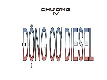 Bài giảng Động cơ diesel tàu thủy