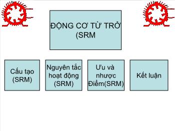 Bài giảng Động cơ từ trở