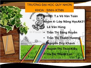 Bài giảng Kĩ thuật chăn nuôi cá sấu