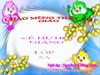 Bài giảng Bài 18 : Trang trí hình vuông