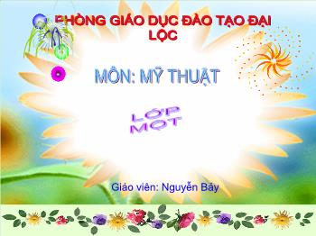 Bài giảng Vẽ cây (tiếp)