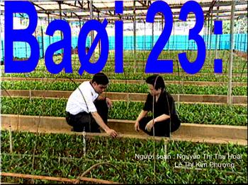 Bài giảng Bài 23: Làm đất gieo ươm cây rừng (tiếp theo)