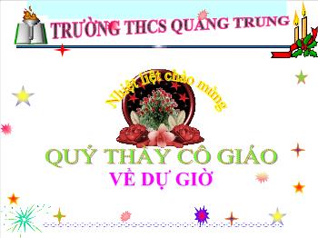 Bài giảng Công nghệ lớp 7 - Tiết 12 - Bài 12: sâu, bệnh hại cây trồng