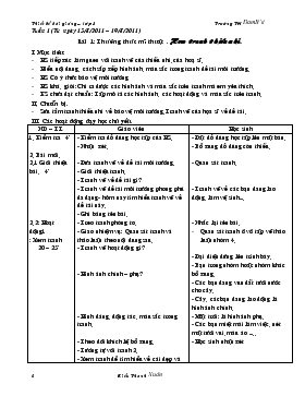 Bài giảng Bài 1: Thường thức mĩ thuật . Xem tranh thiếu nhi (tiếp)