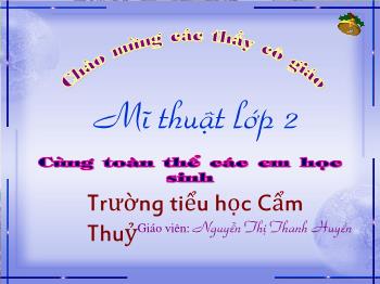 Bài giảng Bài 24: Vẽ theo mẫu: Vẽ con vật