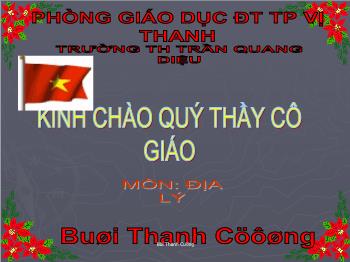 Bài giảng Hoạt động sản xuất của người dân ở Tây Nguyên (tiết 1)