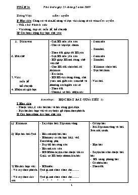 Bài giảng Tiếng Việt - Tuần 24: Uân- Uyên