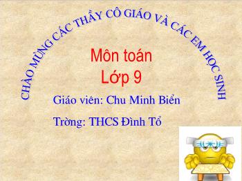 Bài giảng Tiết 21: Hàm số bậc nhất (tiếp)