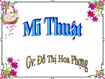 Bài giảng Bài 9: Xem tranh phong cảnh