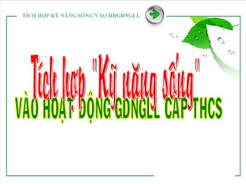 Bài giảng Tích hợp 