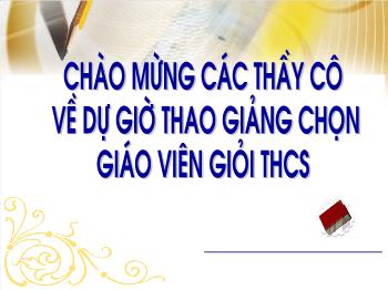 Bài giảng Tiết 9: Học bài hát: Tuổi hồng