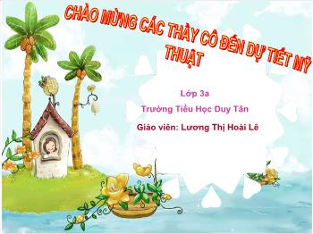 Bài giảng Vẽ tranh: Đề tài chân dung (tiếp)