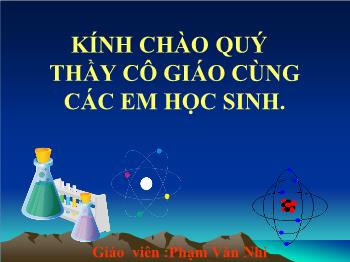 Bài giảng Bài 13: Phản ứng hoá học (tiết 17)