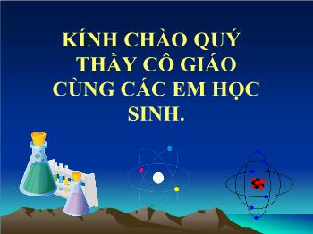 Bài giảng Bài 13: Phản ứng hóa học (tiết 19)