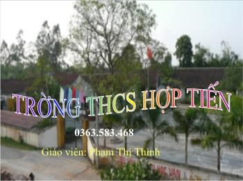 Bài giảng Tuần 11 - Tiết 22 - Bài 16: Phương trình hoá học