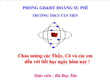 Bài giảng Tiết 21 - Bài 15 : Định luật bảo toàn khối lượng (tiết 21)